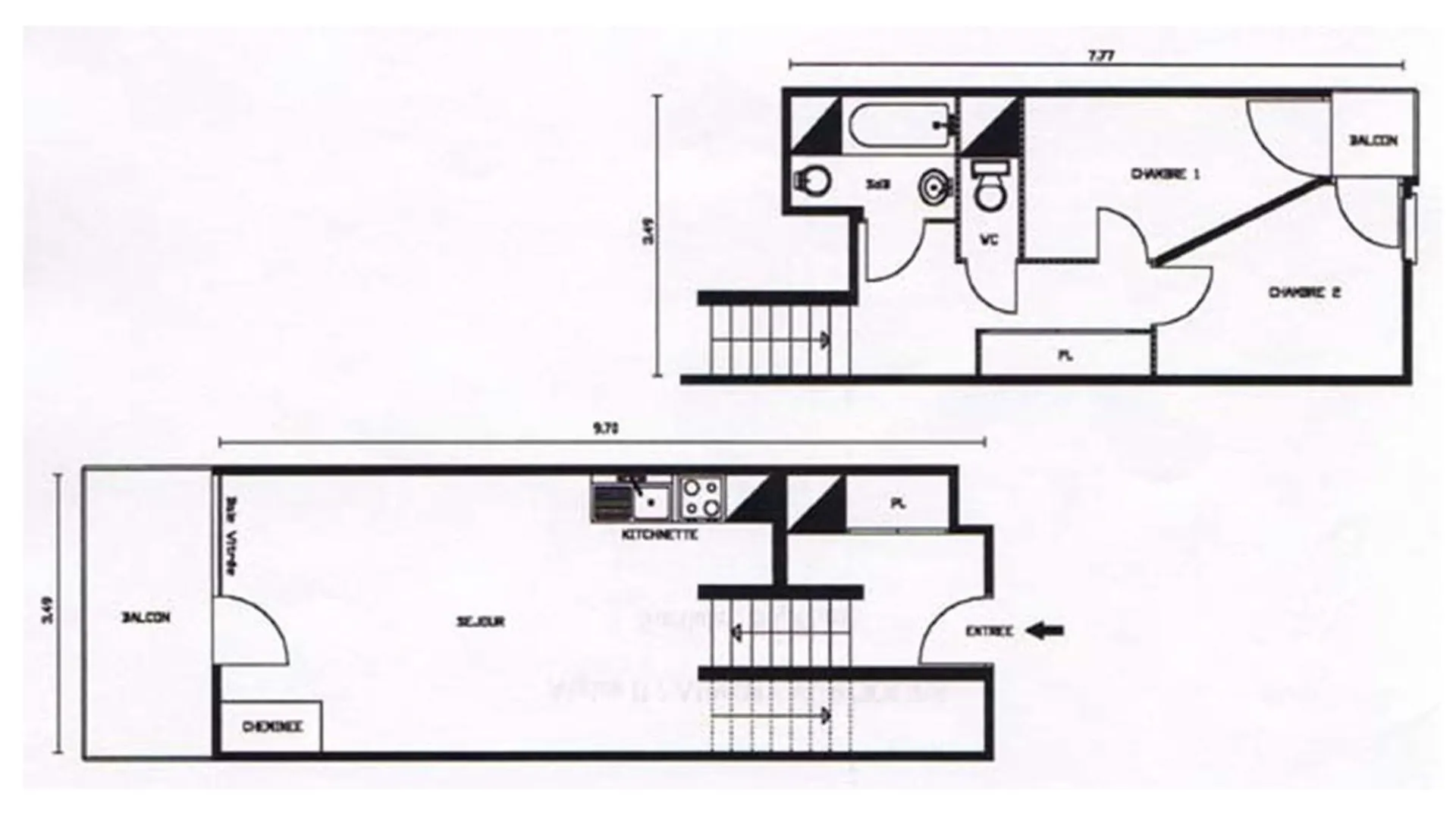 La Clusaz : Appart 6 Pers., 3 Lits, Cheminee, Animaux Admis - Fr-1-818-51 0*, 拉克吕萨